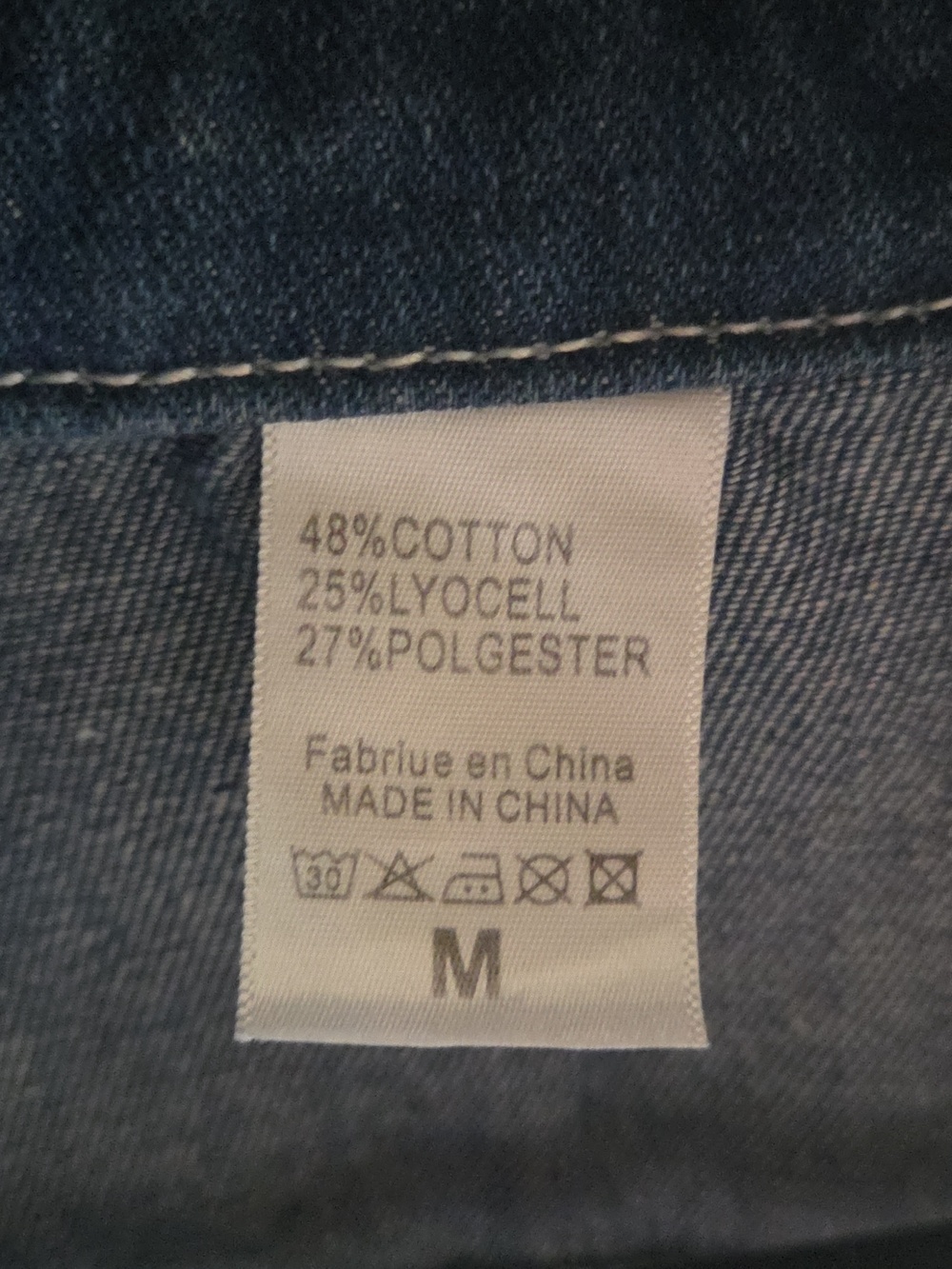 Denim Distressed Jacket - Picture 3 of 5